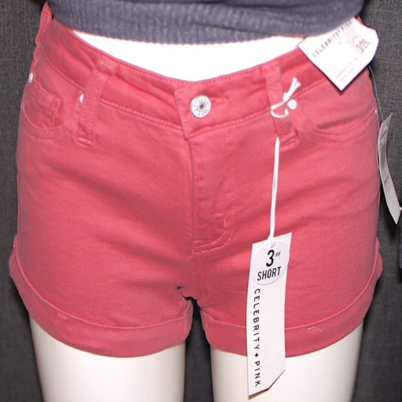 Celebrity Pink Lipstick Cuffed Shorts 1, 3, 7, 11, 13, or 15 - Picture 8 of 8